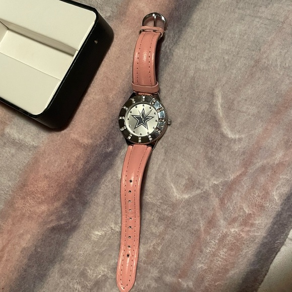 Pink Leather Women's Watch - Picture 2 of 5